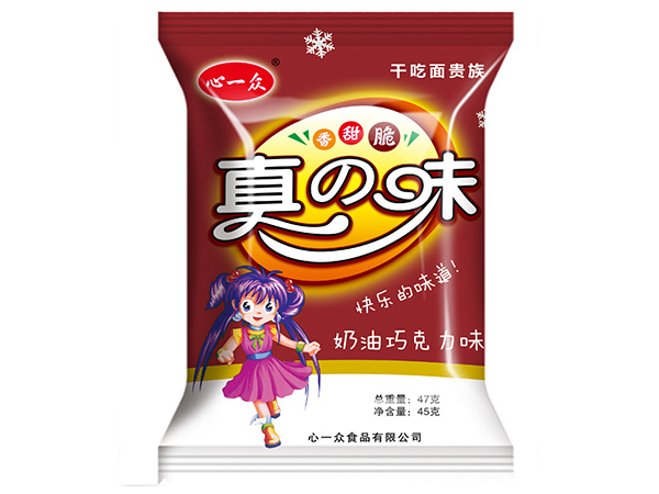 一元真之味巧克力面47g